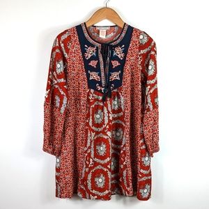 Flying Tomato | Floral embroidered dress S NWT